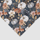 Autumn Pumpkin Herbstlaubs Rustic Decoupage Seidenpapier (Ausschnitt)