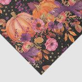 Autumn Pumpkin Herbstlaubs Rustic Decoupage Seidenpapier (Ausschnitt)
