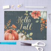 Autumn Pumpkin Herbstlaubs Rustic Decoupage Seidenpapier (Handwerk)