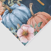 Autumn Pumpkin Herbstlaubs Rustic Decoupage Seidenpapier (Ausschnitt)