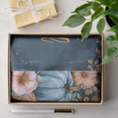 Autumn Pumpkin Herbstlaubs Rustic Decoupage Seidenpapier (Geschenk)