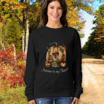 Autumn Pumpkin House Sweatshirt