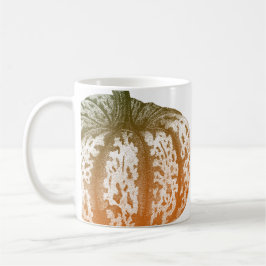 Autumn Pumpkin Ink Stipple Zeichne Halloween Kaffeetasse