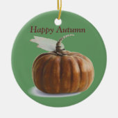 Autumn Pumpkin Keramik Ornament (Vorne)