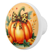 Autumn Pumpkin Keramikknauf (Rechts)
