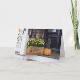 Autumn Pumpkin - Martha's Vineyard Karte