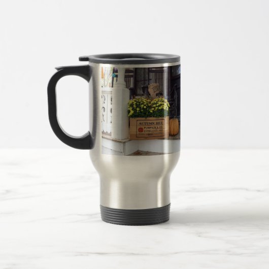 Autumn Pumpkin - Martha's Vineyard Reisebecher (Links)