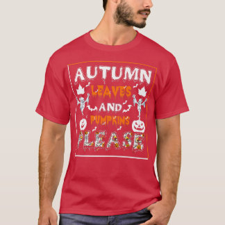 Autumn Pumpkin Monsters Creep it Real Happlow Hall T-Shirt
