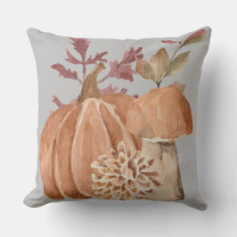 Autumn Pumpkin Mushroom Kissen
