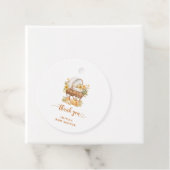 Autumn Pumpkin Neutral Baby Shower Danke Geschenkanhänger (Beispiel)