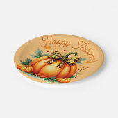 Autumn Pumpkin Pappteller (Schrägansicht)
