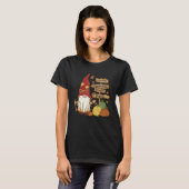 Autumn Pumpkin Patch Gnome Fall Family Pajama Than T-Shirt (Vorne ganz)
