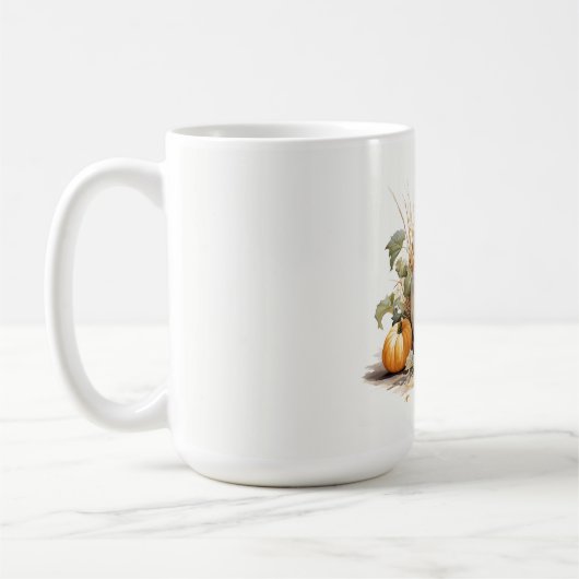 Autumn Pumpkin Patch Kaffeetasse (Links)