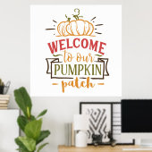 Autumn Pumpkin Patch Poster (Heimbüro)