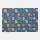 Autumn Pumpkin Pattern Geschirrtuch (Horizontal)