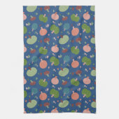 Autumn Pumpkin Pattern Geschirrtuch (Vertikal)