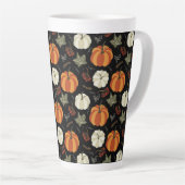 Autumn Pumpkin Pattern Milchtasse (Rechte Ecke)