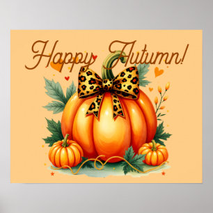 Autumn Pumpkin Poster