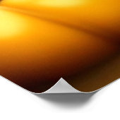 Autumn Pumpkin Puppy Poster (Ecke)