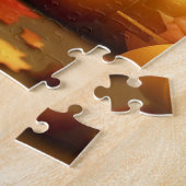 Autumn Pumpkin Puppy Puzzle (Seite)