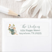 Autumn Pumpkin Return Address (Insitu)