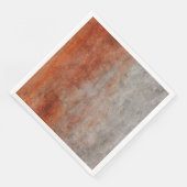 Autumn Pumpkin Rust Orange Gray Watercolor Serviette (Ecke)