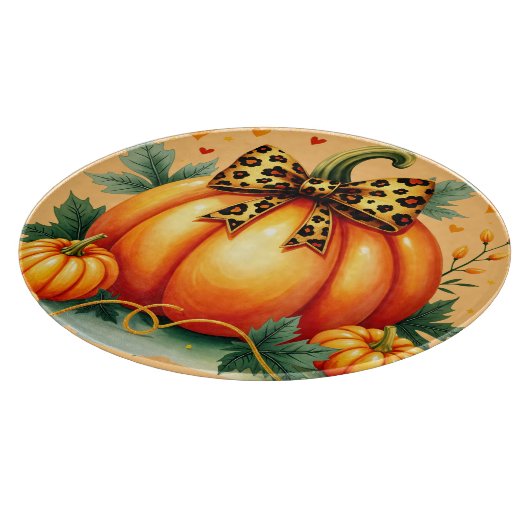 Autumn Pumpkin Schneidebrett (Ecke)