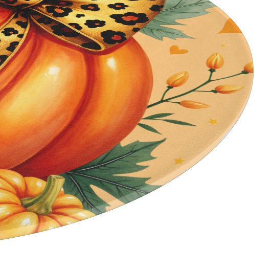 Autumn Pumpkin Schneidebrett (Ecke)