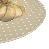 Autumn Pumpkin Sonnenblume und Finch Schneidebrett (Ecke)