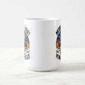 Autumn Pumpkin Spice Humor Bison Stampede Kaffeetasse (Mittel)