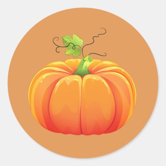 Autumn Pumpkin Stickers (Vorderseite)