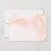 Autumn Pumpkin Sunflower Niedliche Hochzeit im Her RSVP Karte (Rückseite)