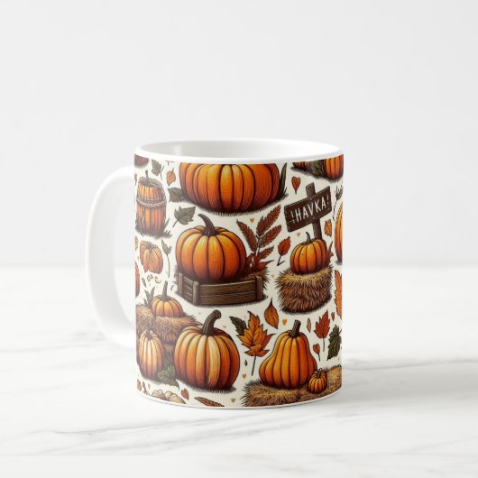 Autumn Pumpkin Tasse (Vorderseite Links)