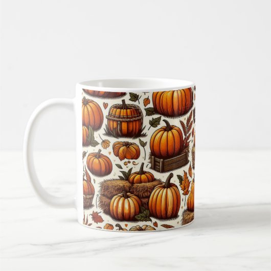 Autumn Pumpkin Tasse (Links)