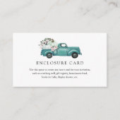 Autumn Pumpkin Truck Enclosure Card Begleitkarte (Vorderseite)