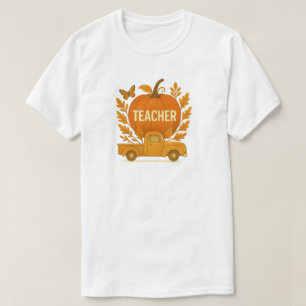 Autumn Pumpkin Truck for Teachers T-Shirt