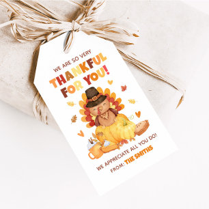 Autumn Pumpkin Türkei Erntedank Gefältmarken Geschenkanhänger