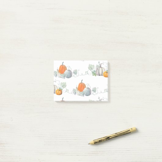 Autumn Pumpkins1 Post-it Klebezettel (Auf Schreibtisch)