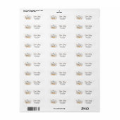 Autumn Pumpkins Address Labels (Vorne)