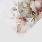 Autumn Pumpkins and Flowers Fall Pattern Decoupage Seidenpapier (Ausschnitt)