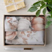 Autumn Pumpkins and Flowers Fall Pattern Decoupage Seidenpapier (Geschenk)