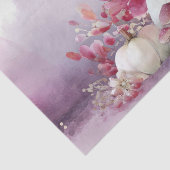 Autumn Pumpkins and Flowers Fall Pattern Decoupage Seidenpapier (Ausschnitt)