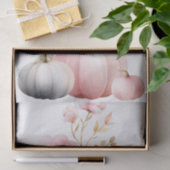 Autumn Pumpkins and Flowers Fall Pattern Decoupage Seidenpapier (Geschenk)