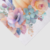 Autumn Pumpkins and Flowers Fall Pattern Decoupage Seidenpapier (Ausschnitt)