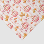 Autumn Pumpkins and Leaves Fall Pattern Decoupage Seidenpapier (Ausschnitt)