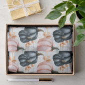 Autumn Pumpkins and Leaves Fall Pattern Decoupage Seidenpapier (Geschenk)