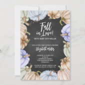 Autumn Pumpkins Baby Shower Einladung (Vorderseite)