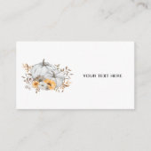 Autumn Pumpkins Custom notes Enclosure Cards Begleitkarte (Vorderseite)
