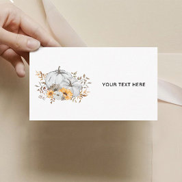 Autumn Pumpkins Custom notes Enclosure Cards Begleitkarte