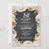 Autumn Pumpkins Gender Neutral Baby Shower Einladung (Vorderseite)